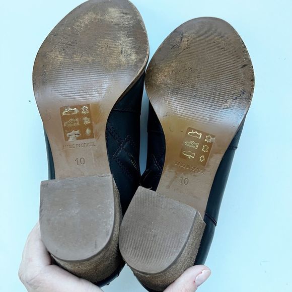 MADEWELL Shoes Women's Black Leather BRENNER Ankle Boots Booties Size 10 - Picture 8 of 12